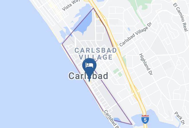 San Diego - Tamarack Beach Resort And Hotel Maps
