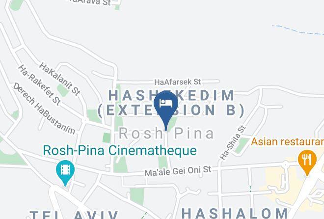 Rosh Pinna - Kami Suites Hotel Maps