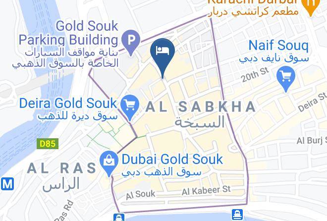 Dubai - Tamarind Hotel Maps
