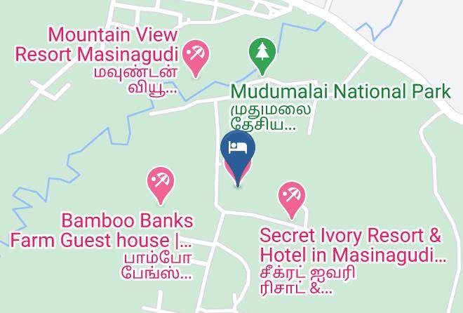 Ooty - Tamarind Tree Resort Maps