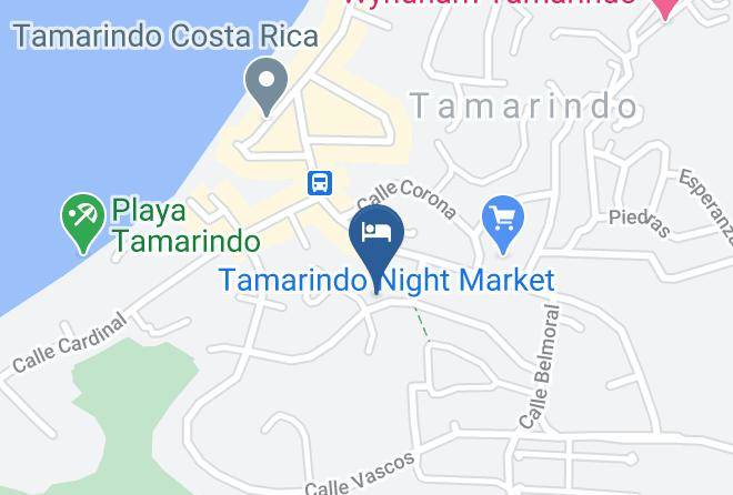 Santa Cruz - Tamarindo Bay Boutique Hotel Maps