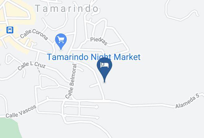 Tamarindo Garden Boutique Homes Map
