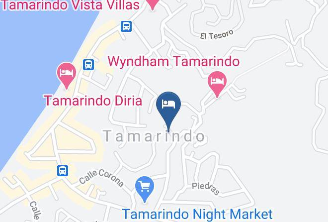 Tamarindo Mirador B&b Map