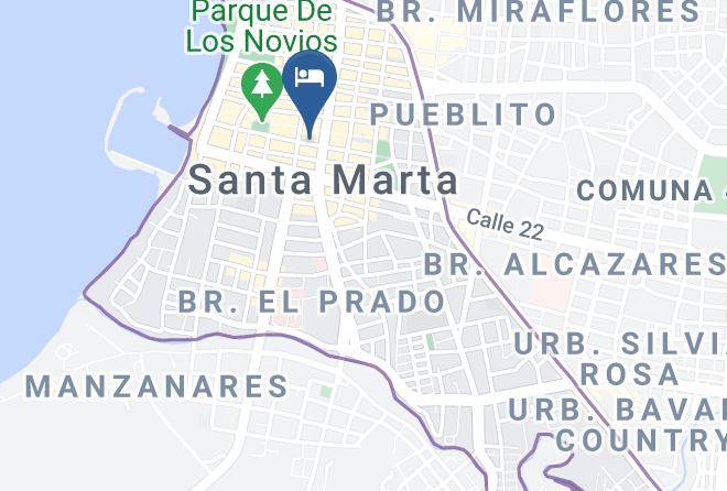 Santa Marta - Tamarindo Maps