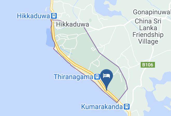 Galle - Tamaro Beach Resort Maps