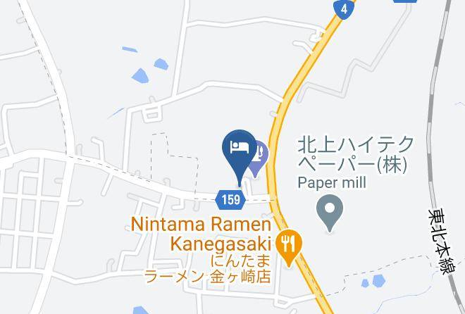 Kitakami City - Tamaya Inn Maps