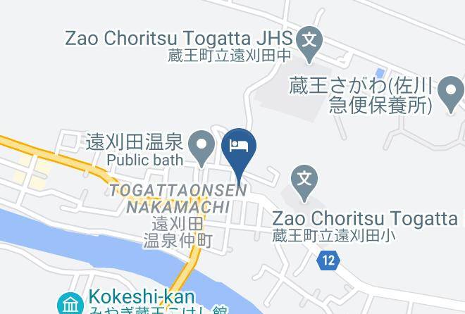 Zao Townkatta District - Tamaya Ryokan Maps