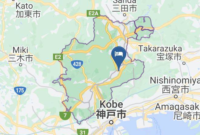 Kobe City Kita Ward - Tamba Sasayama Kagonobou Keisansou Maps