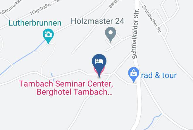 Gotha - Tambach Seminar Center Berghotel Tambach Tambach Hotel&seminar Maps