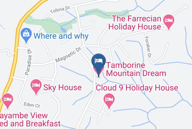 Scenic Rim - Tamborine Mountain Dream Hotel Maps
