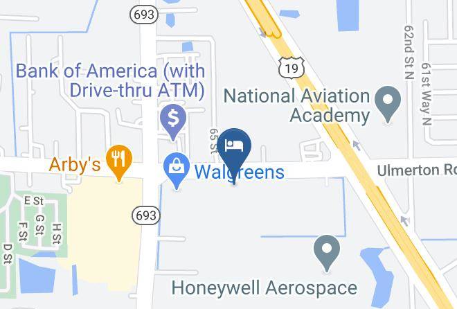 Tampa Bay Extended Stay Hotel Map