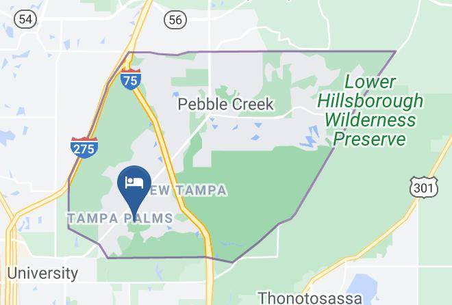 Hillsborough - Tampa Palms Golf & Country Club Maps