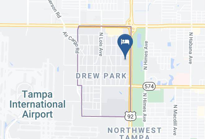 Hillsborough - Tampa Stadium Hotel Maps