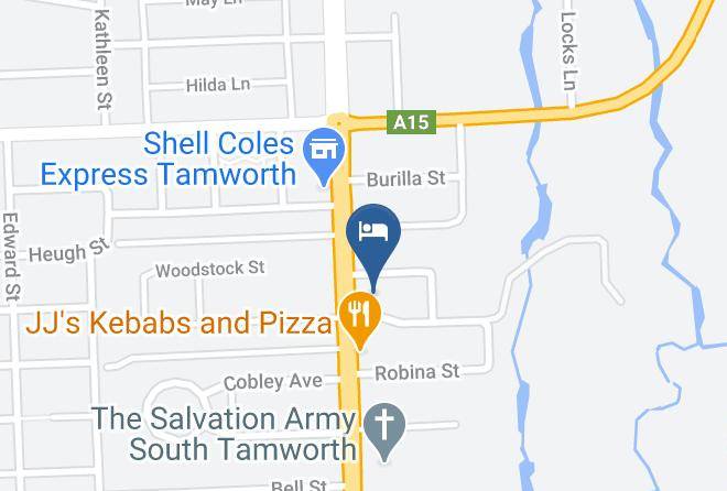 Tamworth Regional - Tamworth Budget Motel Maps