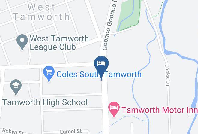 Tamworth Regional - Tamworth Lodge Motel Maps