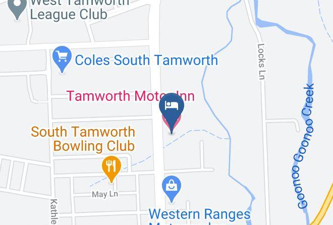 Tamworth Regional - Tamworth Motor Inn Maps