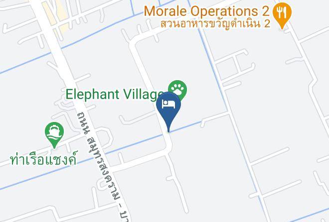 Amphoe Damnoen Saduak - Tan Luang Resort Maps