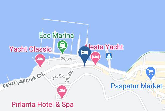 Fethiye - Tan Pansiyon Fethiye Maps