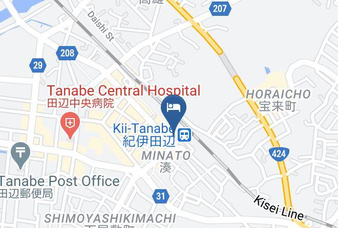 Tanabe City - Tanabe Station Hotel Maps