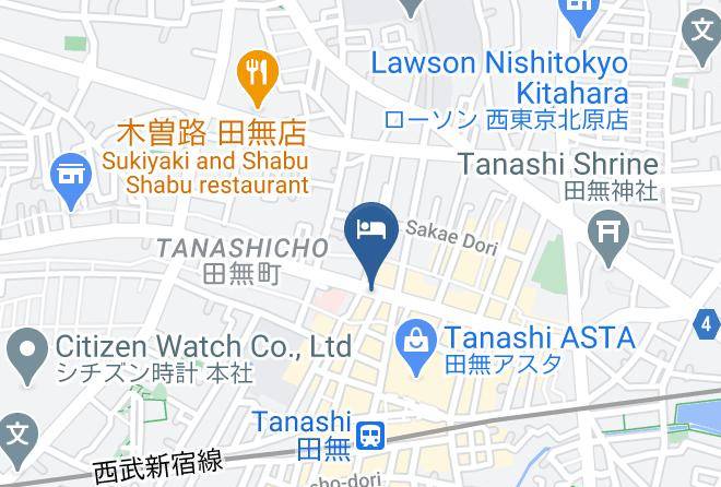 Nishitokyo City - Tanashi Daiichi Hotel Maps