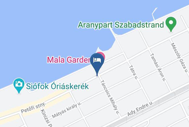 Siofok - Tancsics Vendeghaz Maps