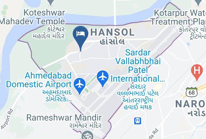 Ahmadabad - Tandoor Palace Hotel & Restaurant Maps