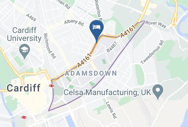 Cardiff - Tanes Hotel Maps