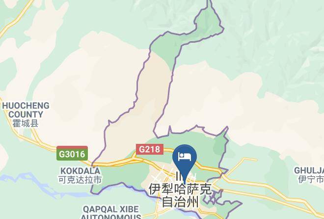 Ili Kazak Aut Prefecture - Tang Bu La Hotel Maps