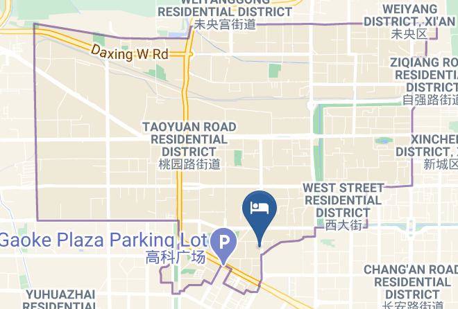 Xi An - Tang Dynasty West Market Hotel Maps