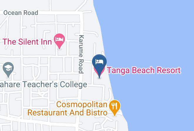 Tanga - Tanga Beach Resort Maps