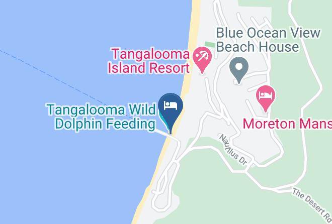 Brisbane - Tangalooma Driftwood Beach Lodge Maps