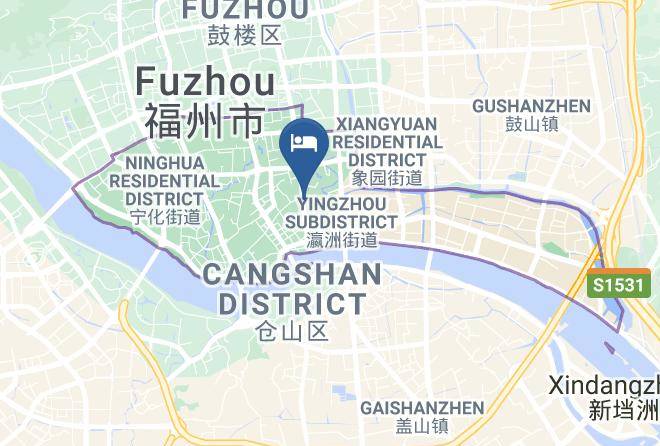 Fuzhou - Tangcheng Hotel Maps