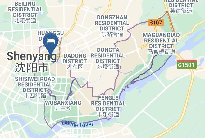 Shenyang - Tangfeng Art Hotel Shenyang North Railway Station Maps