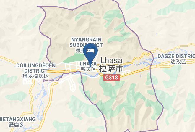 Lhasa - Tangka Hotel Maps