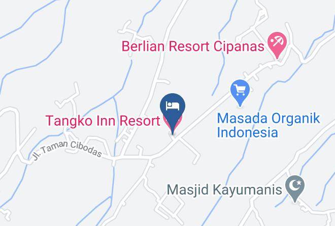 Cianjur Regency - Tangko Inn Resort Maps