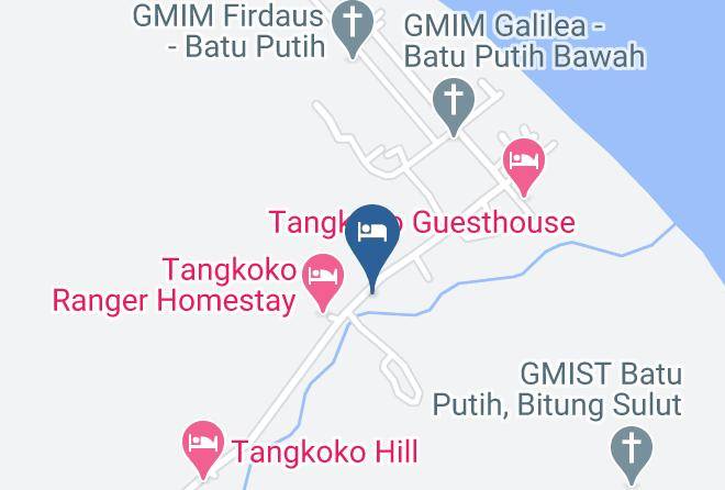 Kota Bitung - Tangkoko Jungle Homestay Maps