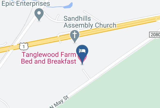 Moore - Tanglewood Farm Bed And Breakfast Maps
