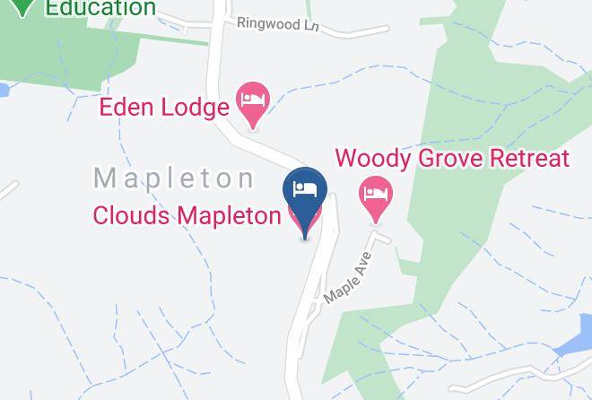 Sunshine Coast - Clouds Mapleton Maps