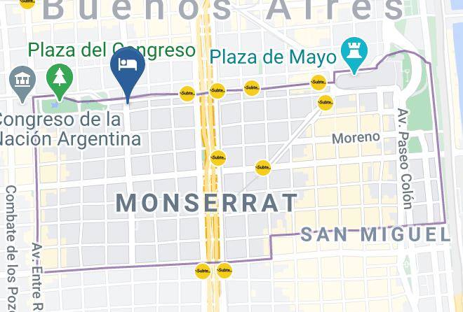 Autonomous City Of Buenos Aires - Tango De Mayo Maps