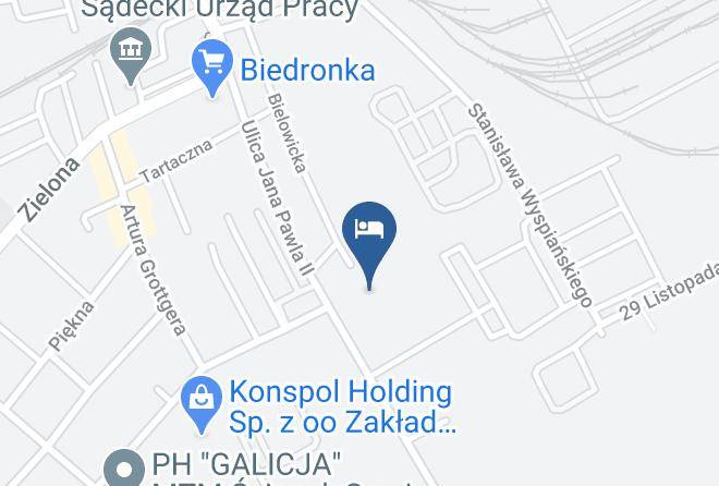 Tanie Noclegi Nowy Sacz Map