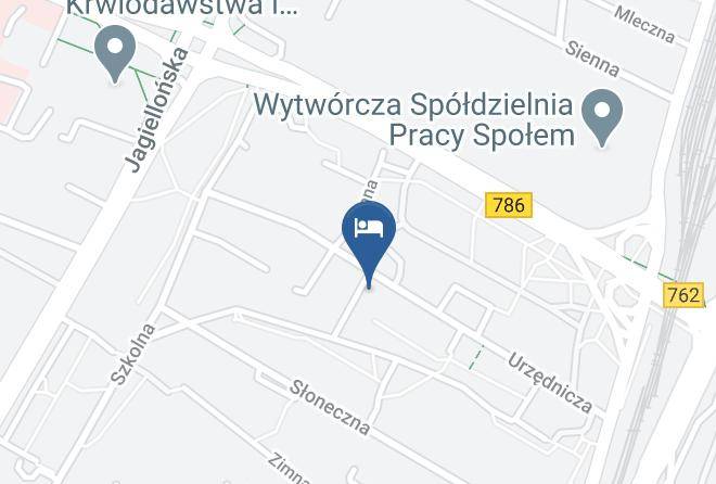 Kielce - Tanie Noclegi Urzednicza Maps