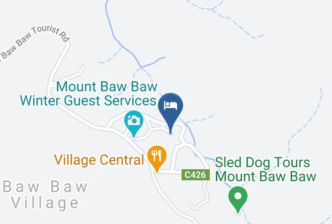 Baw Baw - Tanjil Creek Lodge Maps