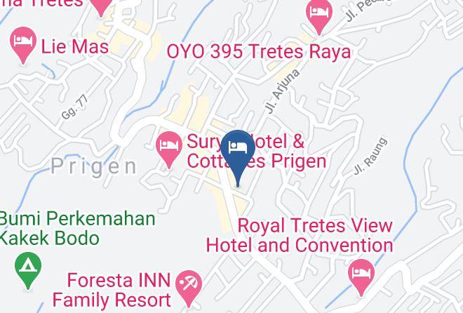 Mojokerto Regency - Tanjung Plaza Hotel Maps