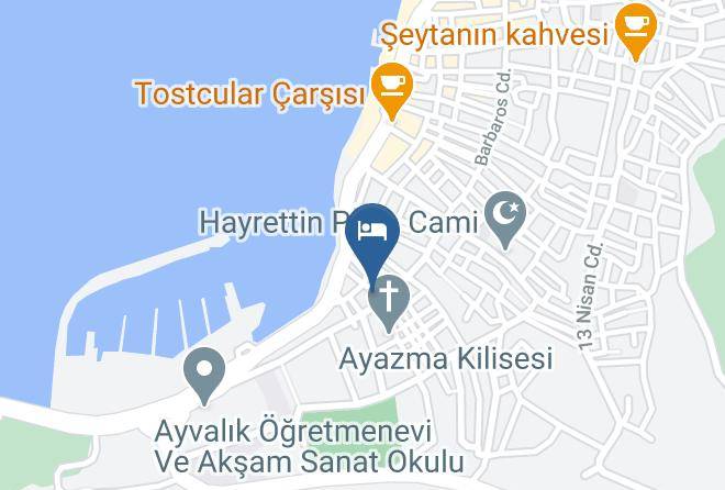 Ayvalik - Tante Rosa Pansiyon Maps