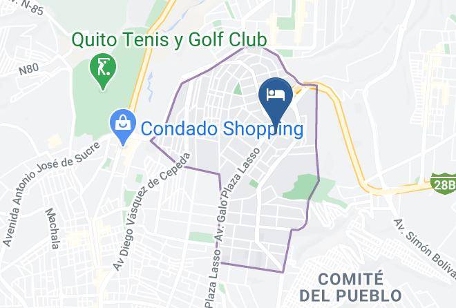 Distrito Metropolitano De Quito - Tantra Platinum Motel En Quito Maps