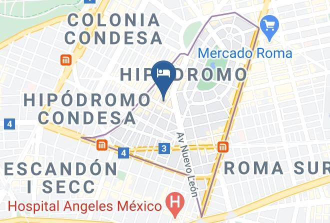 Cuauhtemoc - Tao Bed And Breakfast Maps