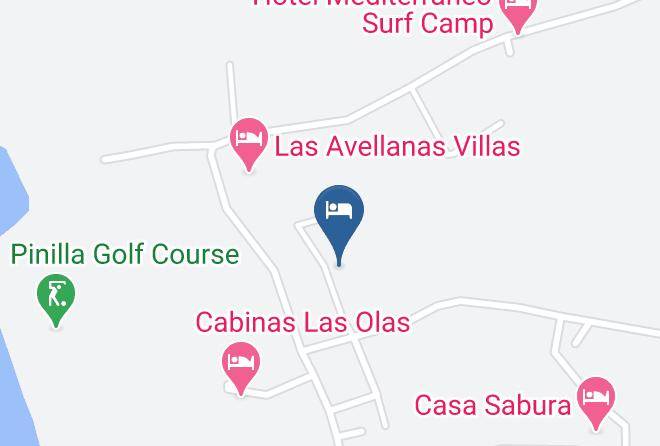Santa Cruz - Tao Destinations Surf Resort Playa Avellanas Maps