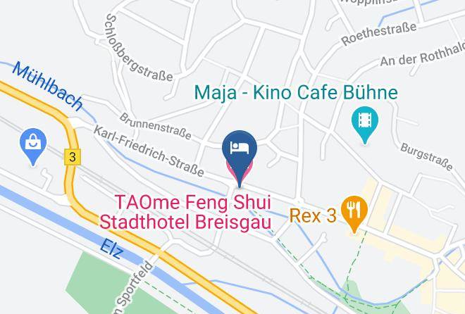 Emmendingen - Taome Feng Shui Stadthotel Breisgau Maps