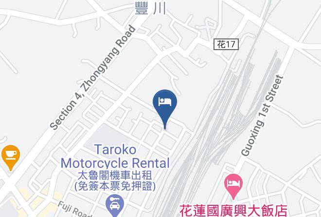 Taotao Ju Business Hotel Mapa - Taiwan - Hualiennty