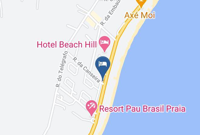 Porto Seguro - Taperapuan Praia Hotel Maps